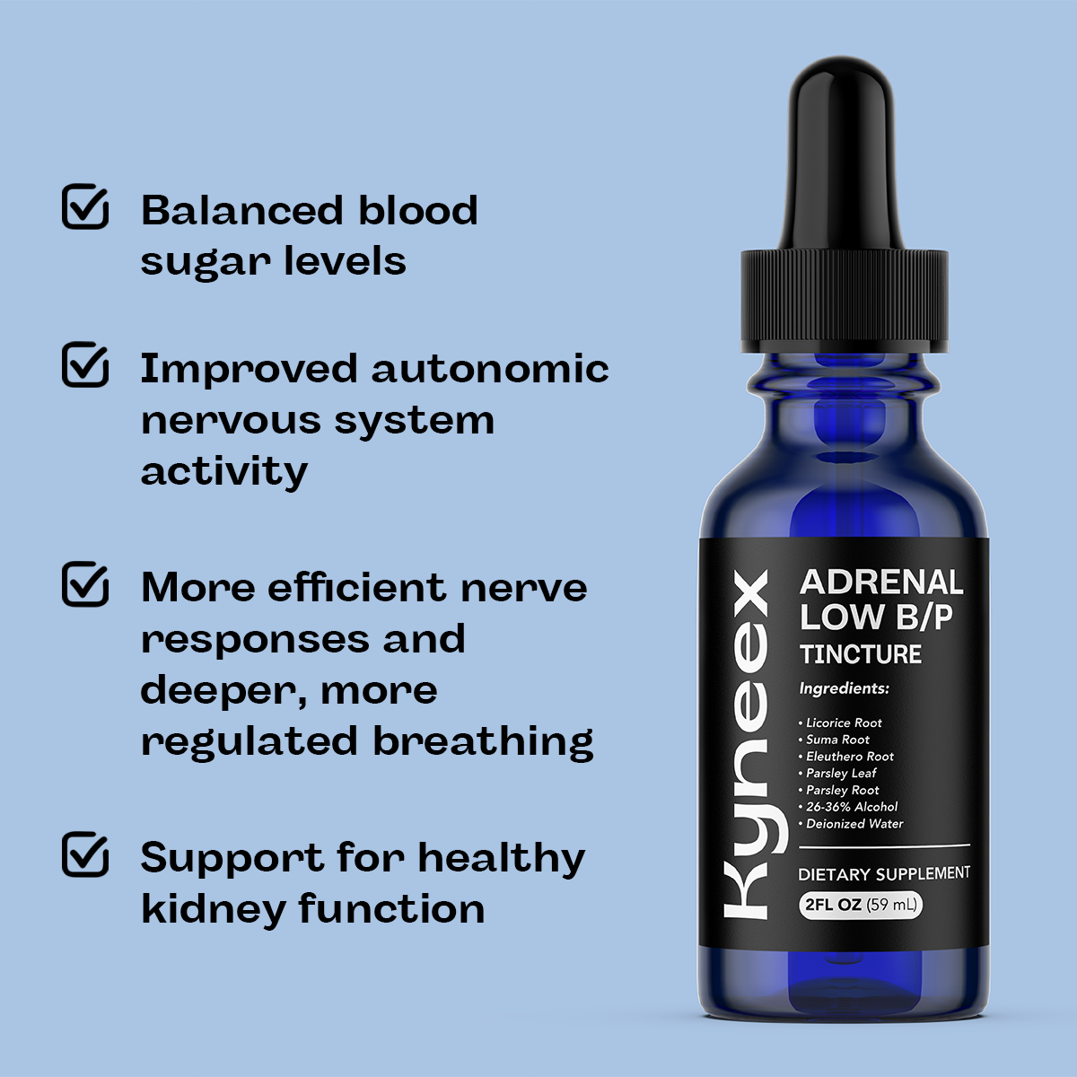 Kyneex ® Adrenals – Low B/P (2oz Tincture) – HBF